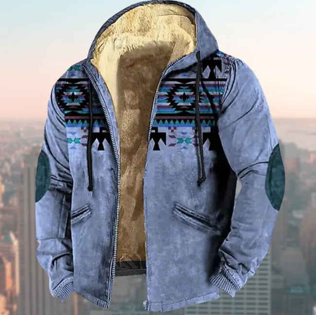 Men’s Hooded Jacket Waterproof Multi-Layer Lining