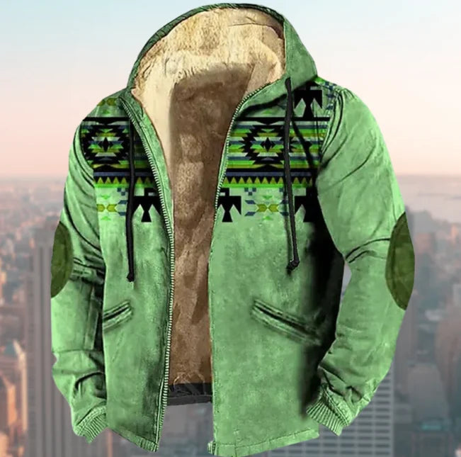 Men’s Hooded Jacket Waterproof Multi-Layer Lining