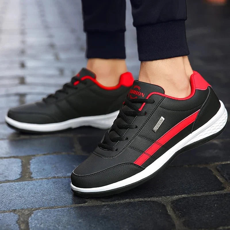 Men’s Leather Sneakers Orthopedic Support Everyday Comfort