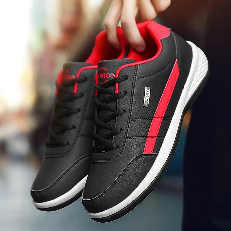 Men’s Leather Sneakers Orthopedic Support Everyday Comfort