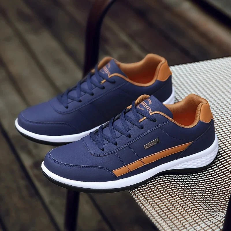 Men’s Leather Sneakers Orthopedic Support Everyday Comfort