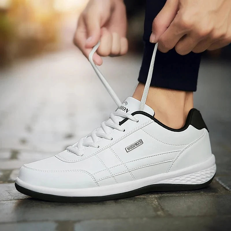 Men’s Leather Sneakers Orthopedic Support Everyday Comfort