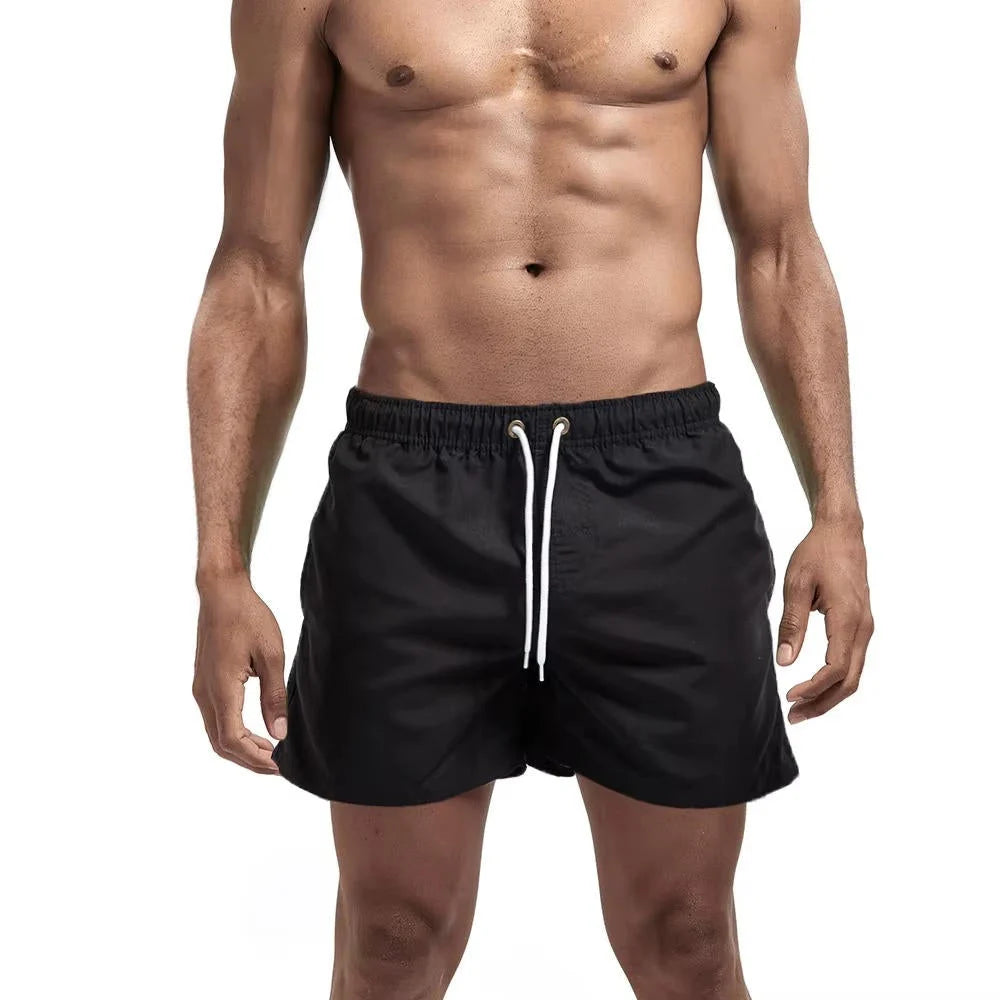 Men's Swim Trunks Quick-Dry Mesh Liner Adjustable Drawstring