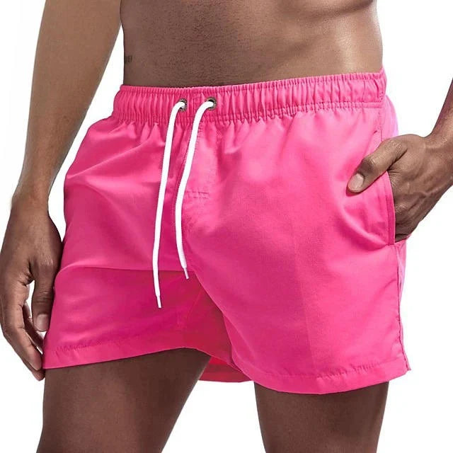 Men's Swim Trunks Quick-Dry Mesh Liner Adjustable Drawstring