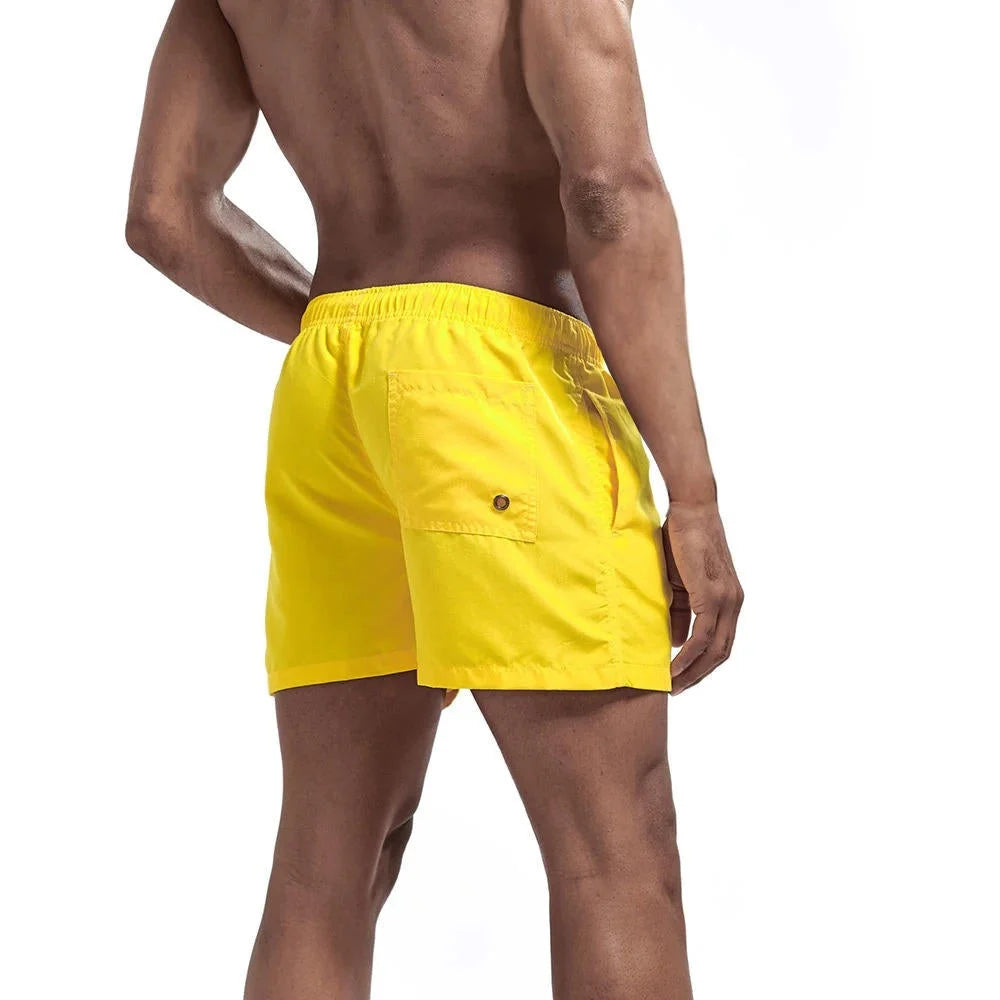 Men's Swim Trunks Quick-Dry Mesh Liner Adjustable Drawstring