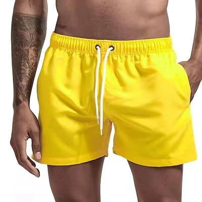 Men's Swim Trunks Quick-Dry Mesh Liner Adjustable Drawstring
