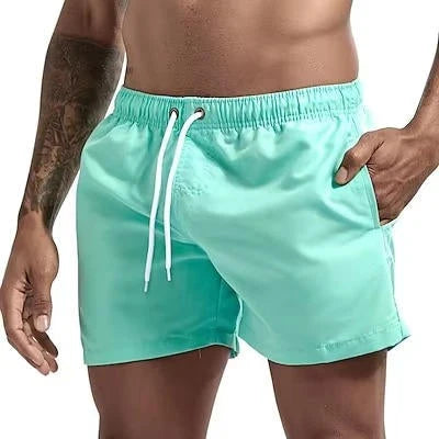 Men's Swim Trunks Quick-Dry Mesh Liner Adjustable Drawstring