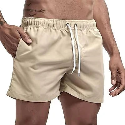 Men's Swim Trunks Quick-Dry Mesh Liner Adjustable Drawstring