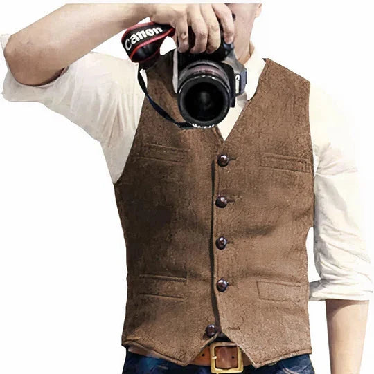Men's Waistcoat Knit Soft & Durable
