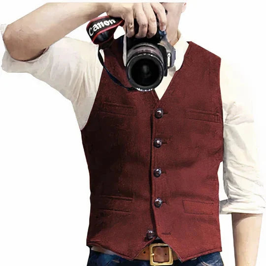 Men's Waistcoat Knit Soft & Durable