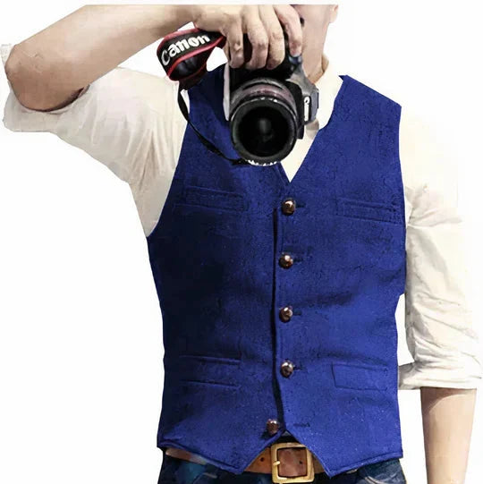 Men's Waistcoat Knit Soft & Durable