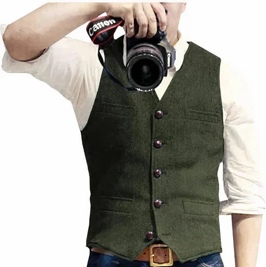 Men's Waistcoat Knit Soft & Durable