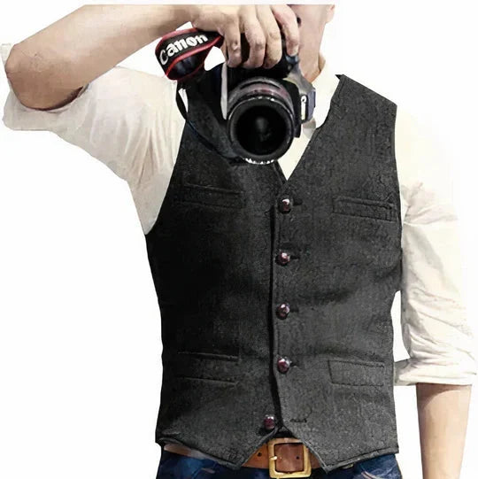 Men's Waistcoat Knit Soft & Durable