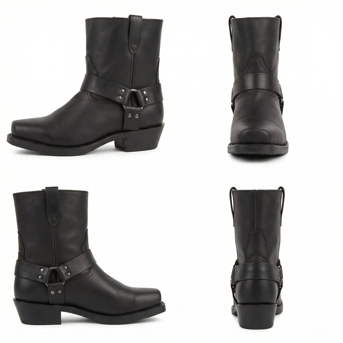 Men’s Western Boots Genuine Leather Comfortable Fit