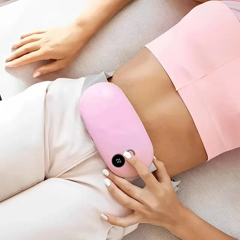 Menstrual Heating Pad Cordless Heat & Vibration USB-C Rechargeable
