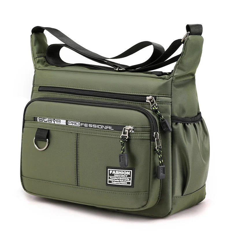Messenger Bag Multi-Compartment Adjustable Padded Strap