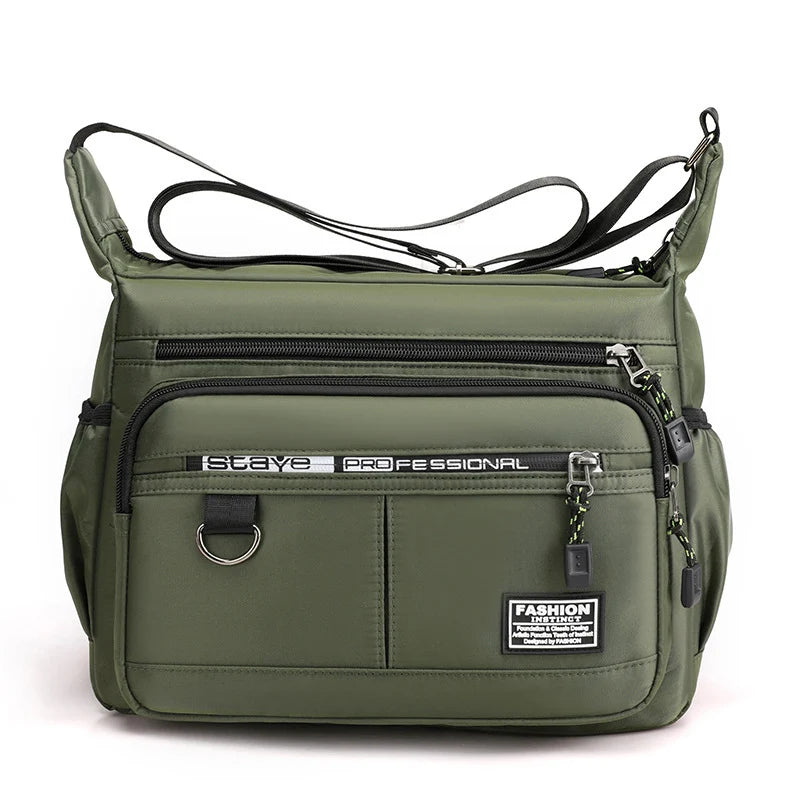 Messenger Bag Multi-Compartment Adjustable Padded Strap