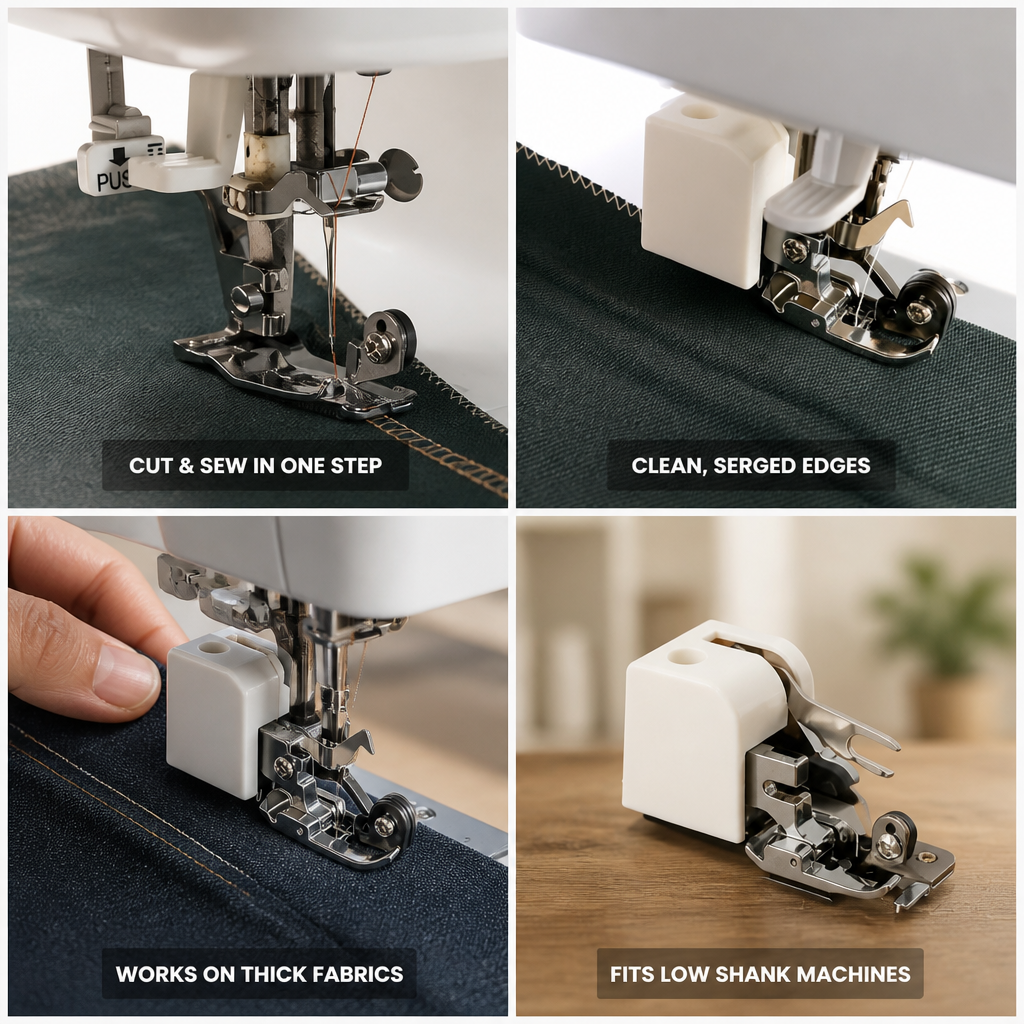 Metal Side Cutter Presser Foot (Low-Shank)