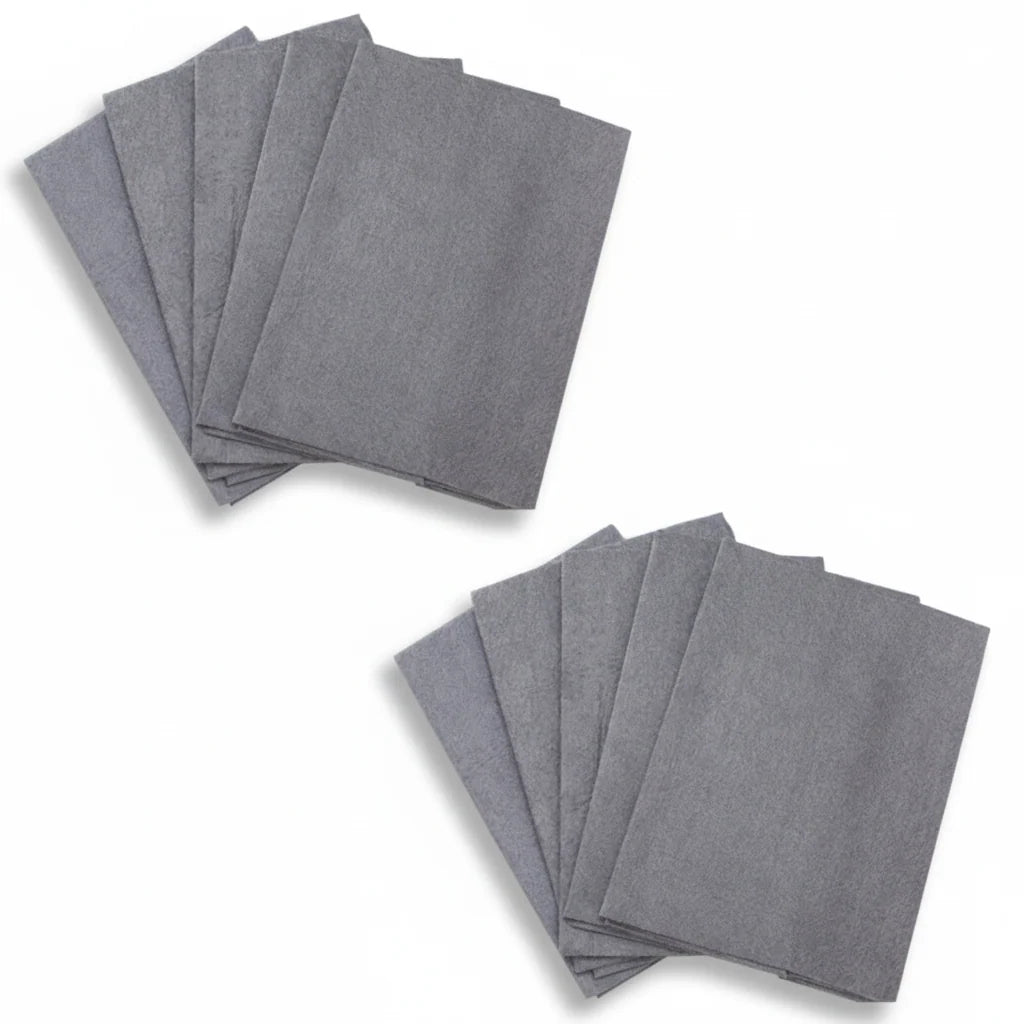 Microfiber Cleaning Cloths Tight-Weave Streak-Free Pack of 10