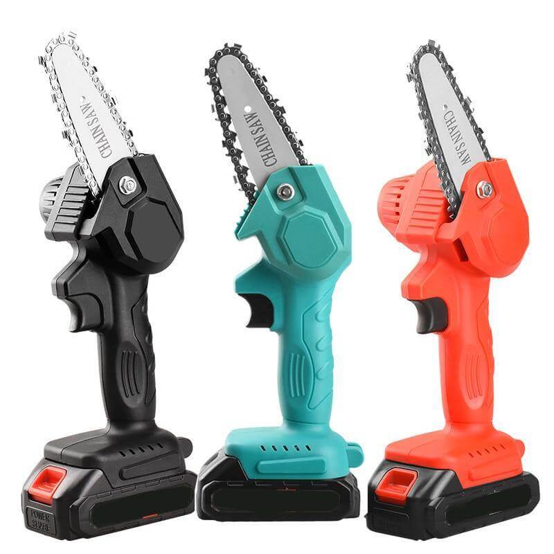 Mini Chainsaw Cordless Rechargeable 4-Inch Guide Bar