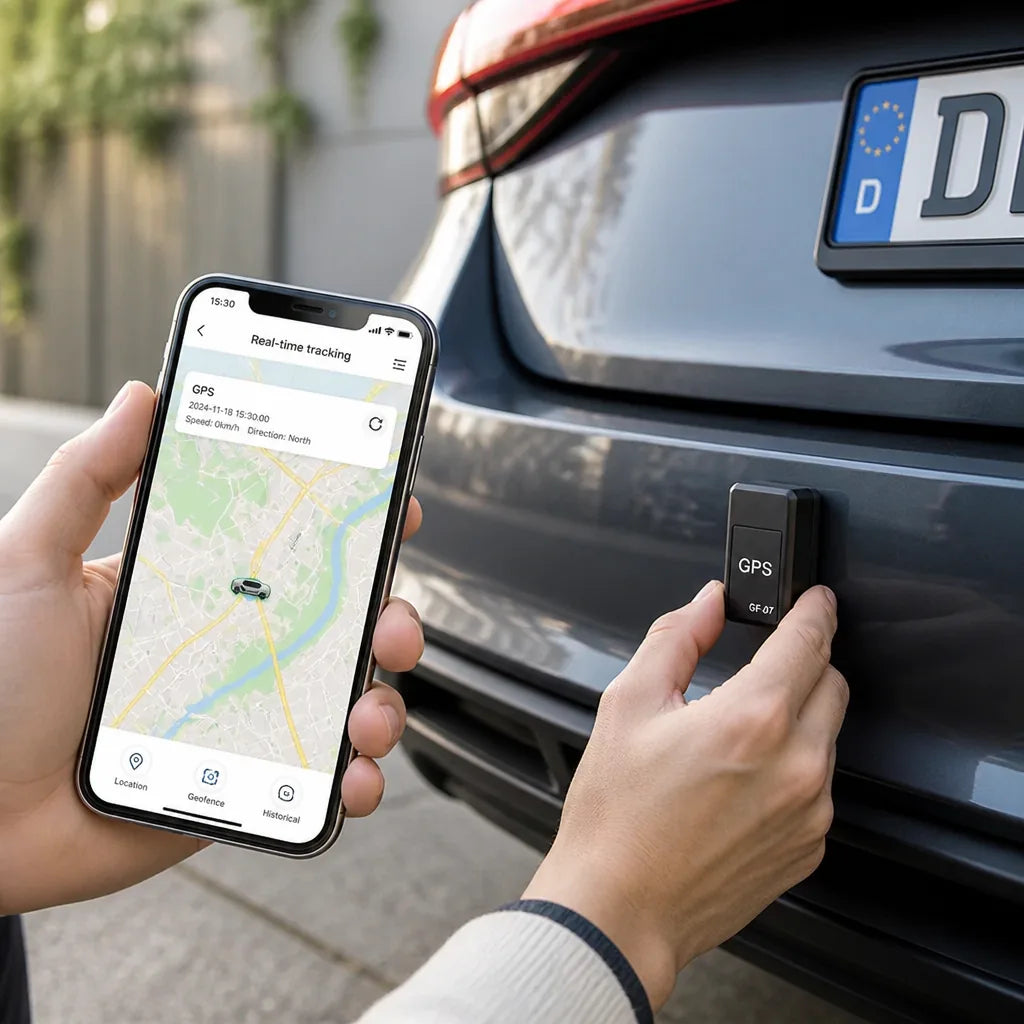 Mini GPS Tracker Real-Time App Tracking 90-Hour Standby