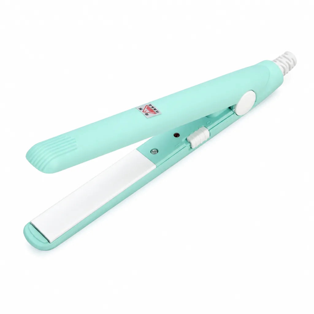 Mini Hair Straightener 2-In-1 Ceramic Fast Heating