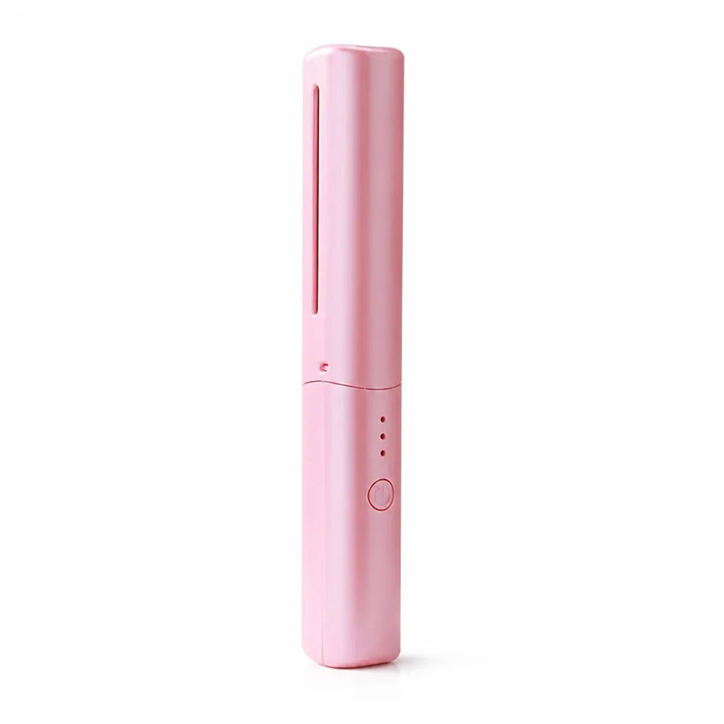 Mini Hair Straightener Cordless Rechargeable Ceramic Coating 70-Minute Battery
