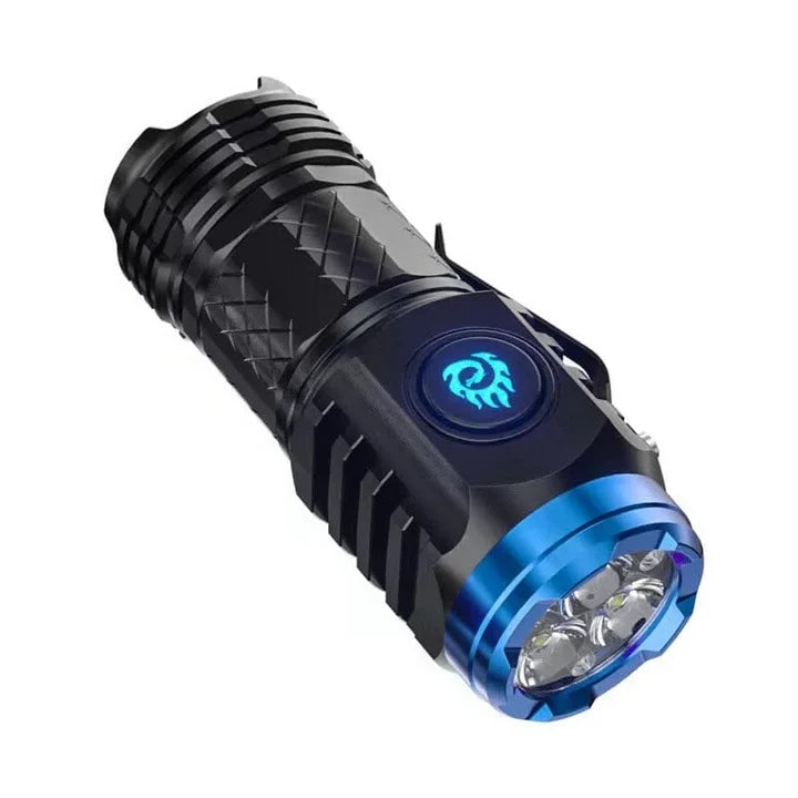 Mini Pocket Flashlight Rechargeable LED Long Range