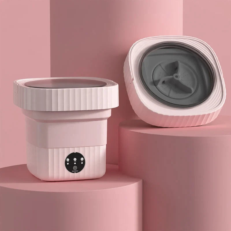 Mini Washing Machine Foldable Space-Saving 8 L Capacity