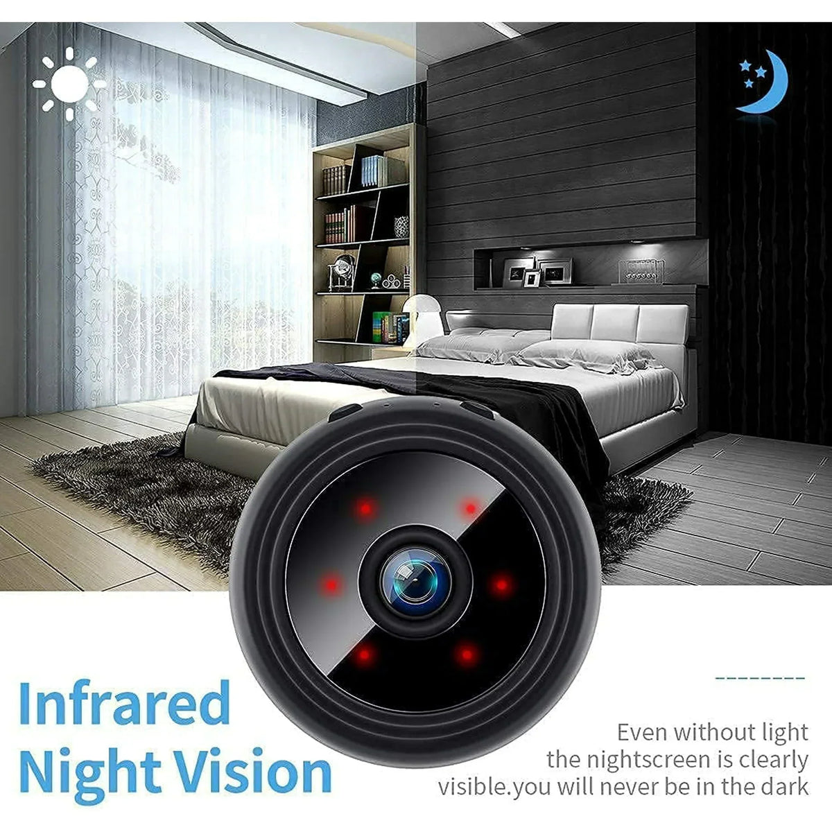 Mini Wireless Camera 1080p HD Night Vision