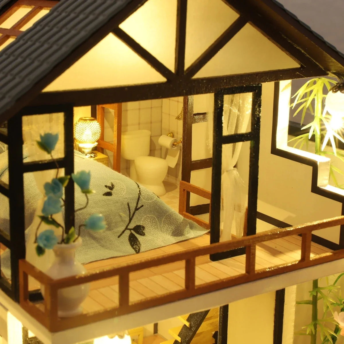 Miniature House Kit DIY Detailed Decorative Design