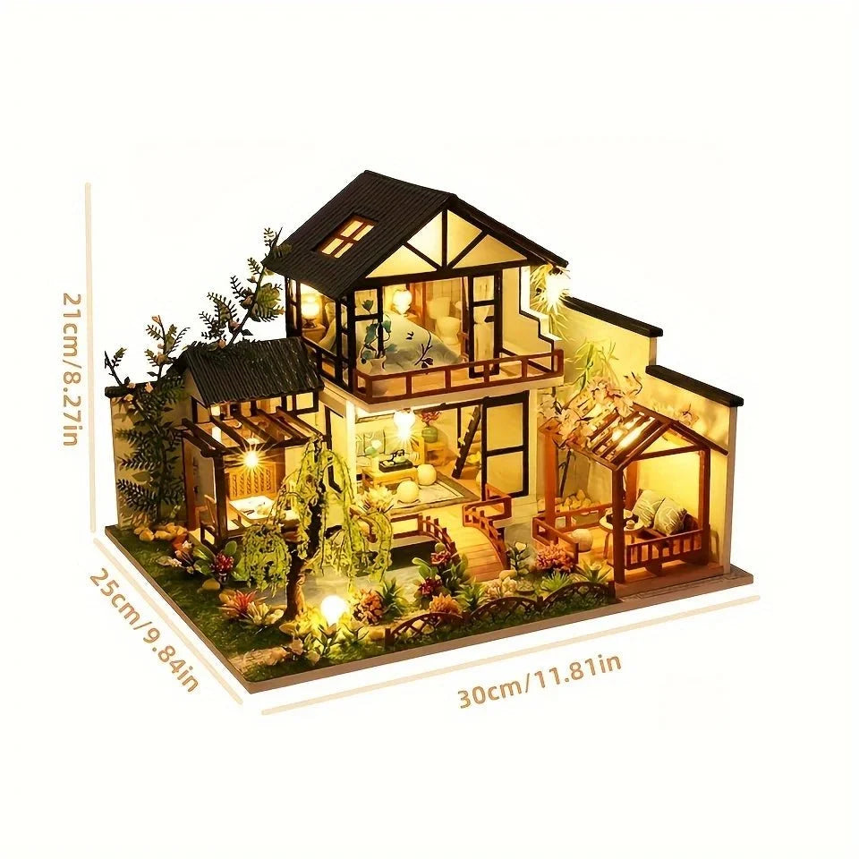 Miniature House Kit DIY Detailed Decorative Design