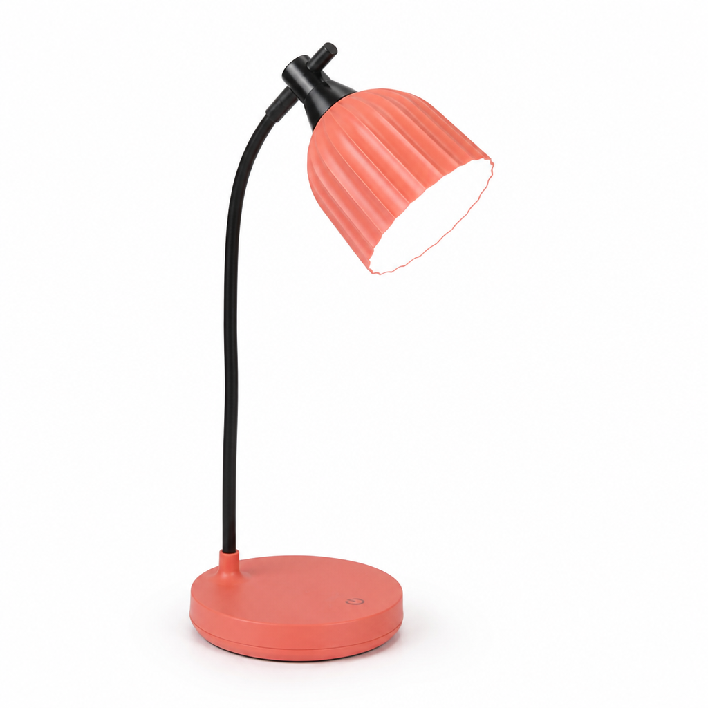 Minimalist Round USB-Powered Dimmable LED Table Lamp