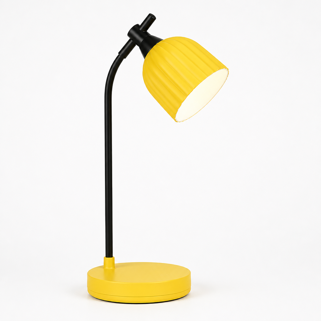 Minimalist Round USB-Powered Dimmable LED Table Lamp