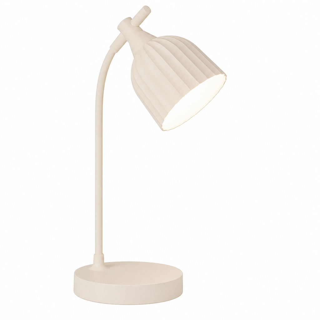 Minimalist Round USB-Powered Dimmable LED Table Lamp