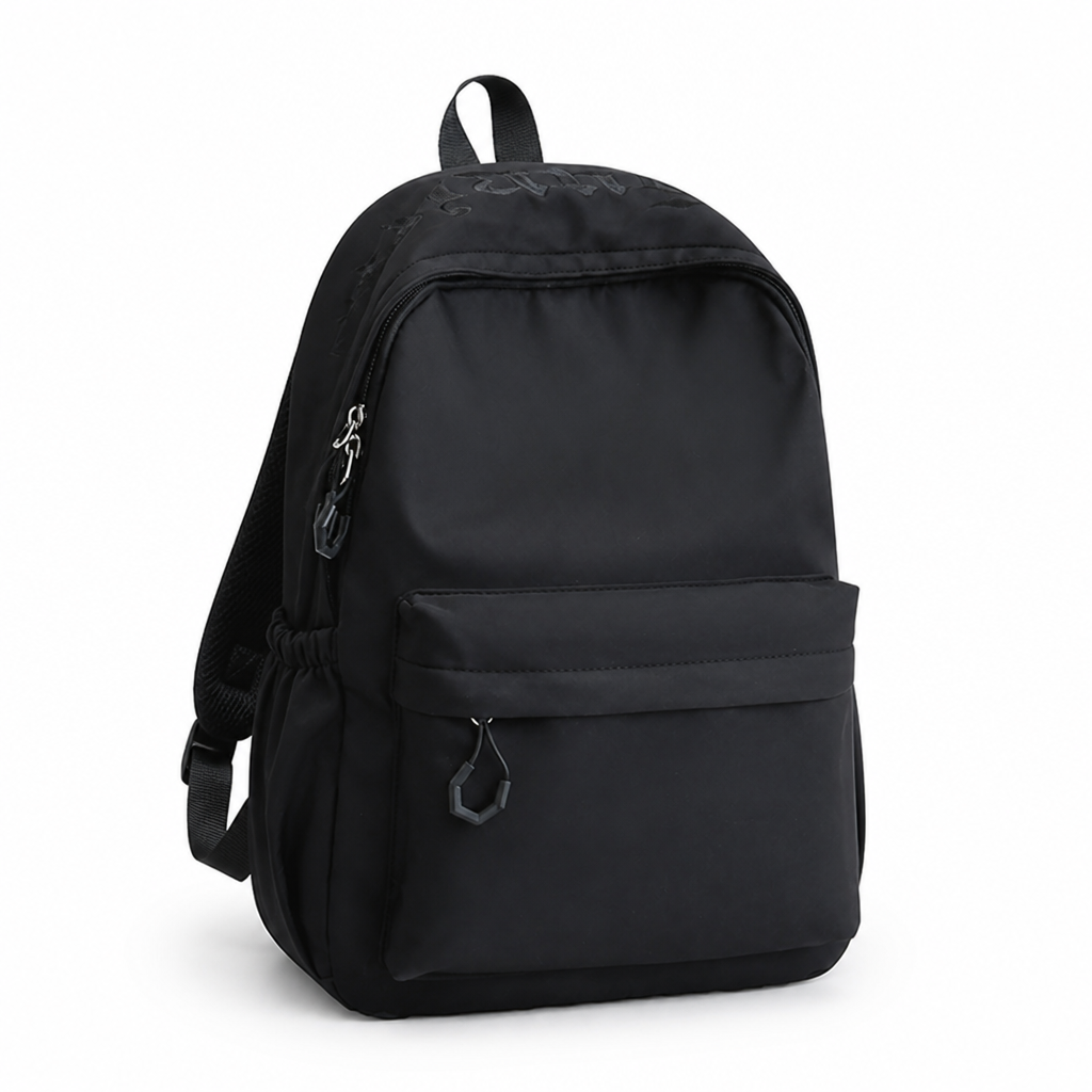 Minimalist Soft Fabric School Backpack (Padded Straps)