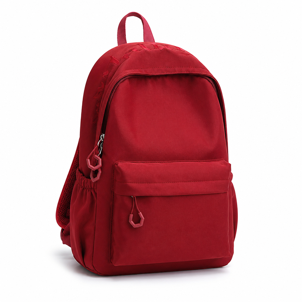 Minimalist Soft Fabric School Backpack (Padded Straps)