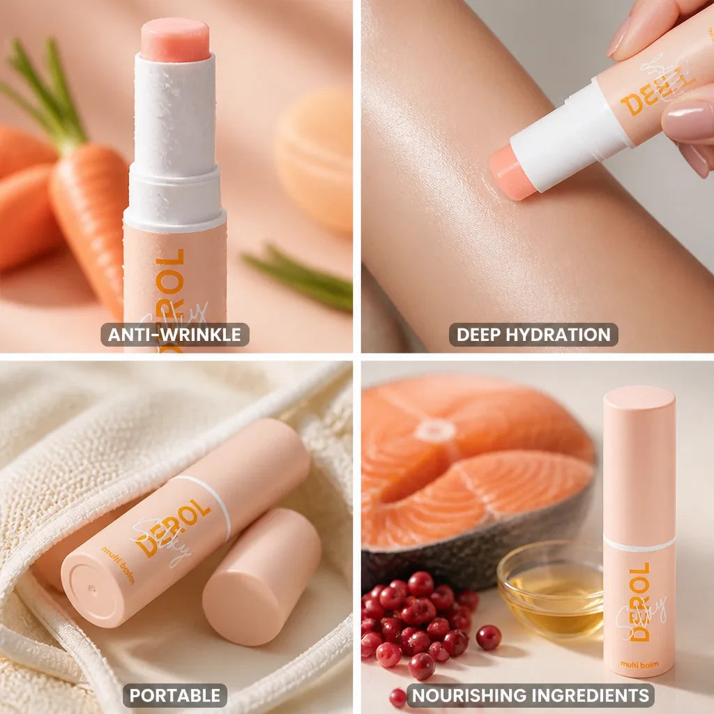 Moisturizing Balm Stick Salmon Collagen Anti-Wrinkle & Hydrating