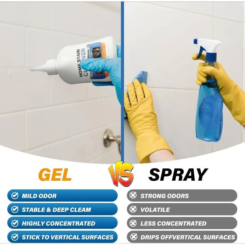 Mold Cleaner Gel No-Scrub Bleach-Free Brush Included