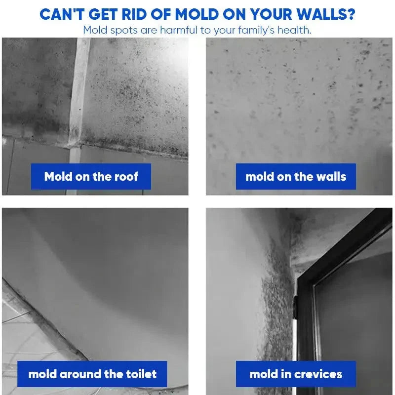 Mold Remover Spray Fast-Acting Formaldehyde-Free Multi-Surface