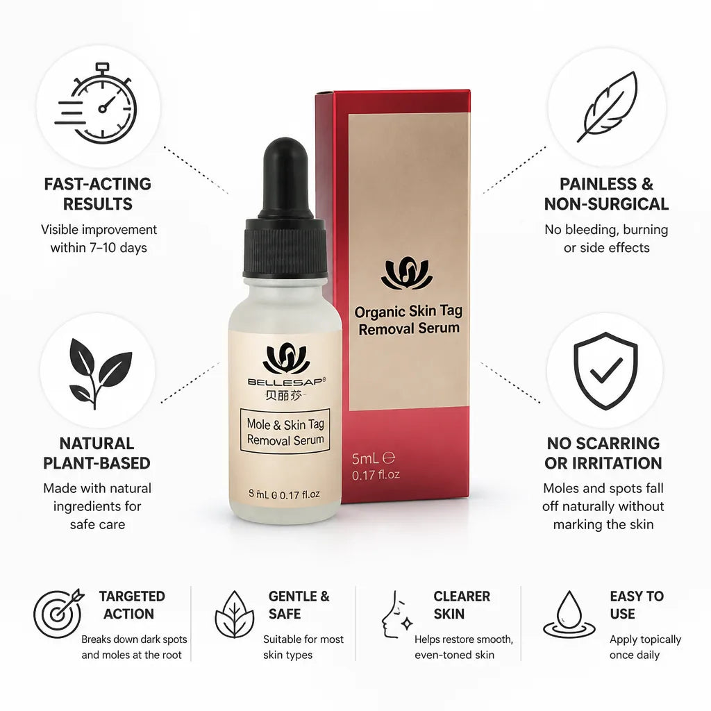 Mole & Dark Spot Removal Serum Plant-Based Fast-Acting