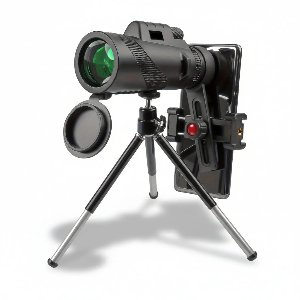 Monocular Telescope Multi-Coated HD Optics Phone Mount