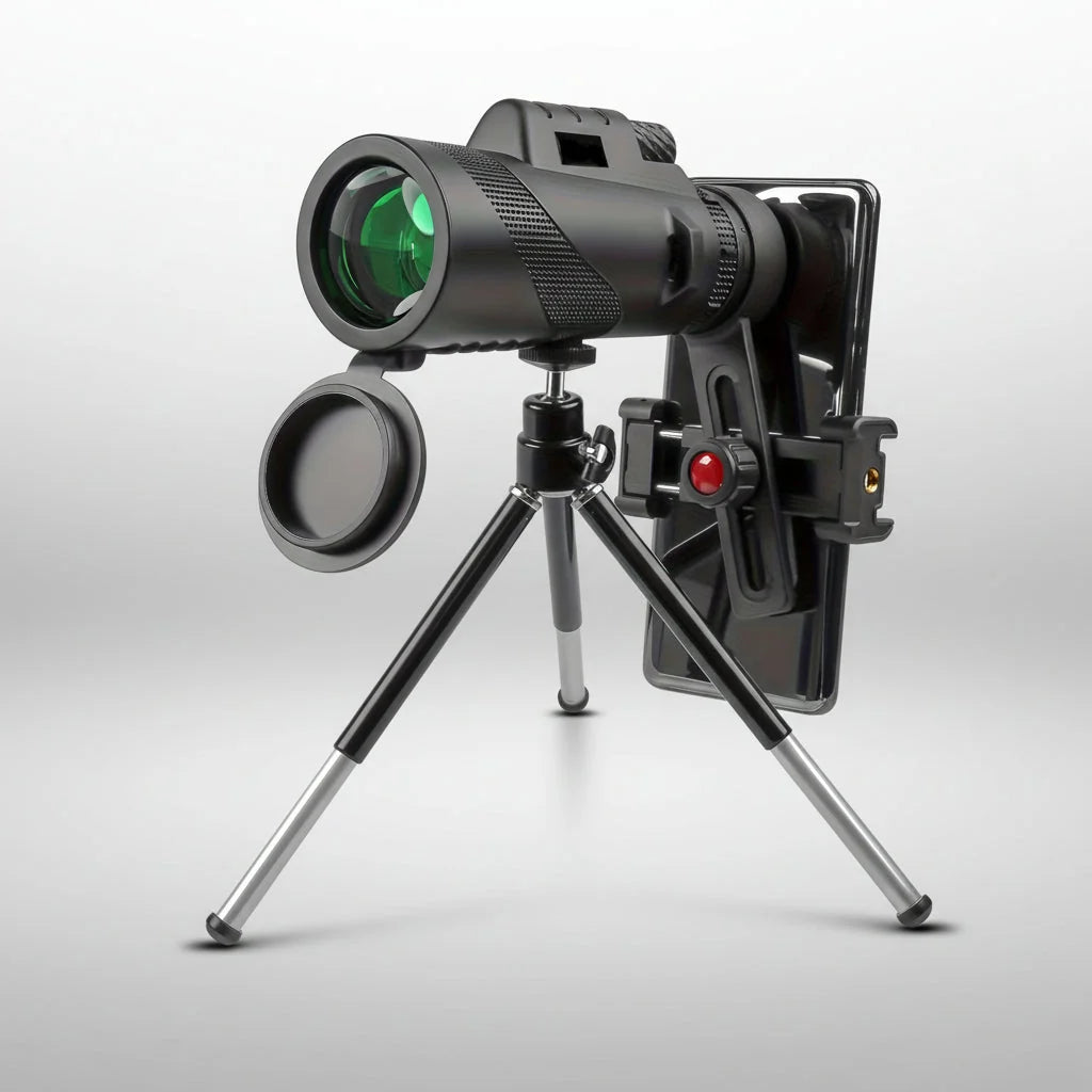 Monocular Telescope Multi-Coated HD Optics Phone Mount