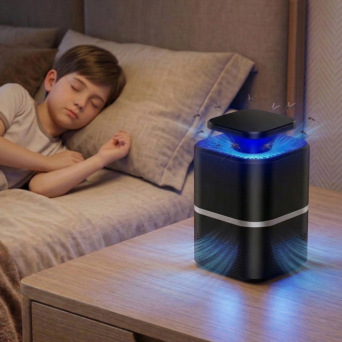 Mosquito Trap 360-Degree UV Silent USB Rechargeable