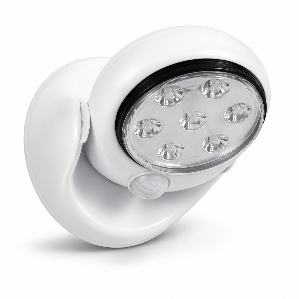 Motion-Activated 360 Degree Adjustable LED Sensor Light (Battery-Powered)