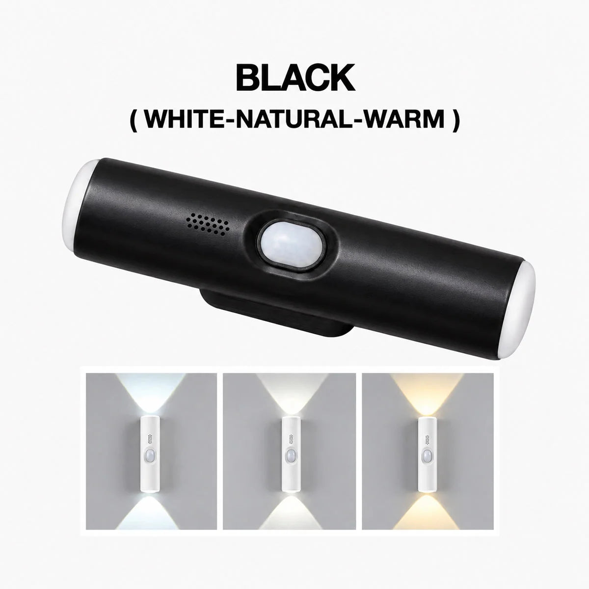 Motion Sensor Light Magnetic Mount RGB & Three-Color Lighting