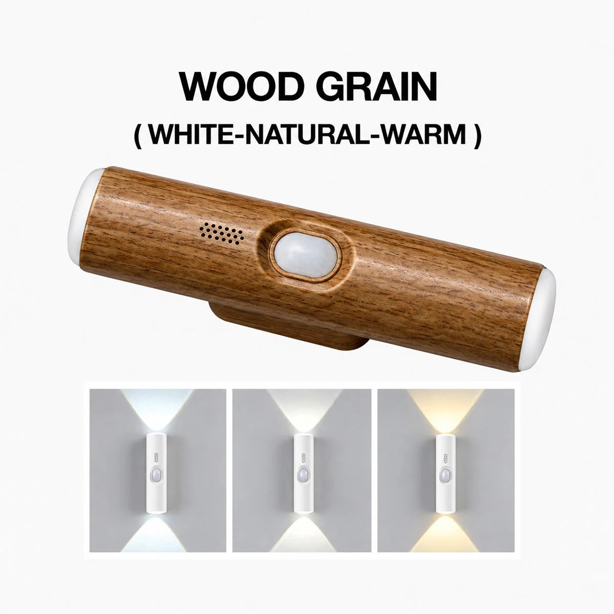 Motion Sensor Light Magnetic Mount RGB & Three-Color Lighting