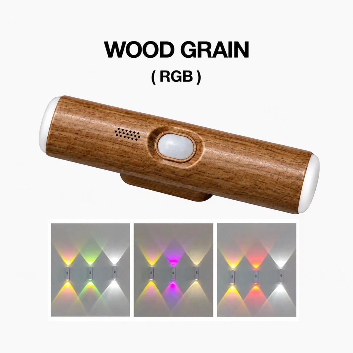 Motion Sensor Light Magnetic Mount RGB & Three-Color Lighting