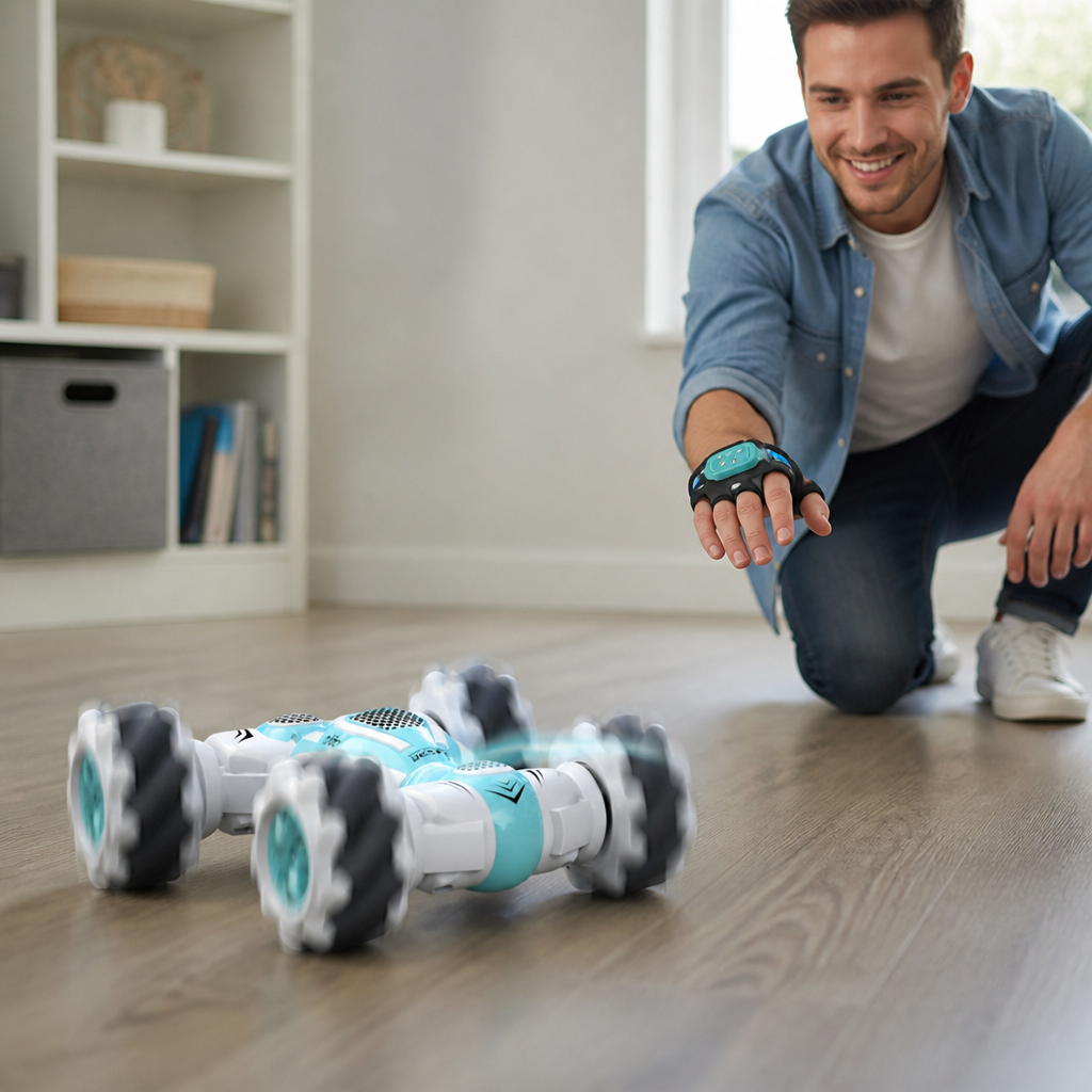 Motion-Sensor & Remote-Control Rechargeable Toy Car