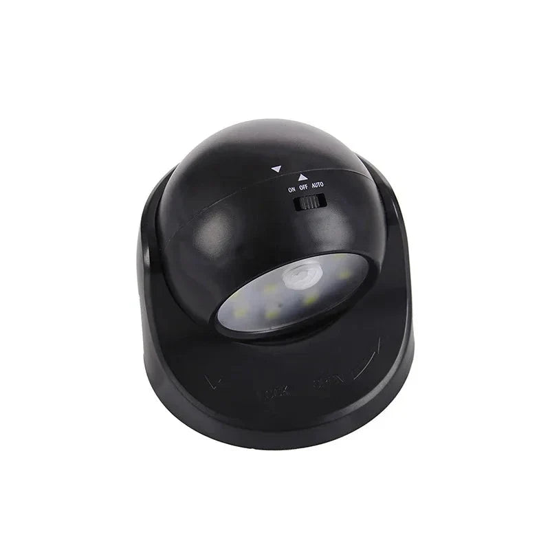 Motion Sensor Spotlight 360 Degree Rotatable Battery-Powered & Weatherproof